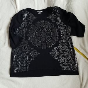 cj banks 3/4 sleeve top 2X